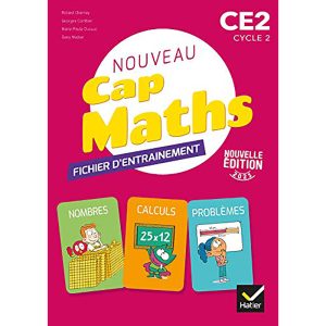 CAP MATHS CE2 FICHIER DE L'ELEVE+CAHIER GEOMETRIE 202