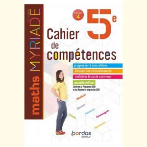 MYRIADE CAHIER COMPETENCES 5E 2018 CAHIER D'ACTIVITES