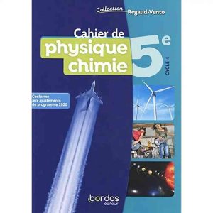 CAHIER DE PHYSIQUE CHIMIE 5° C.VENTO CYCLE 4 2020 N.E