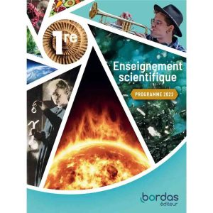 ENSEIGNEMENT SCIENTIFIQUE 1RE MANUEL 2024