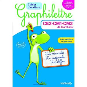 CAHIER D'ECRITURE GRAPHILETTRE CE2-CM1-CM2 N.E