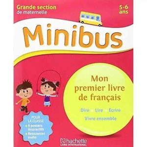 MINIBUS MON PREMIER LIVRE DE FRANCAIS 5-6 ANS