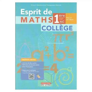 ESPRIT DE MATHS 1ERE  ANNEE COLLEGE