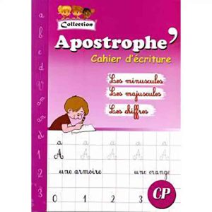 APOSTROPHE CP CAHIER D'ECRITURE