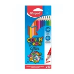 12 Crayons de couleur Maped  Color’peps Strong- Très résistants