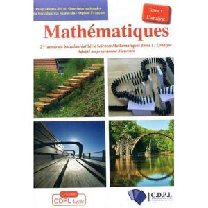 MATHS 2EME BAC S.MATHS PACK TOME 1+2  CDPL