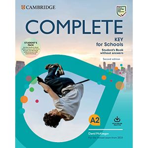 COMPLETE KEY FOR SCHOOLS S.B A2 PACK 2019