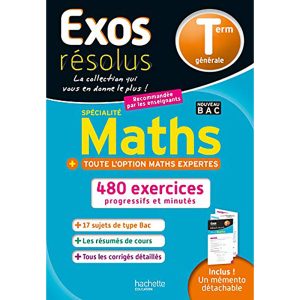 EXOS MATHS TLE SPECIALITE NOUVEAU PROGR