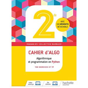 BARBAZO ALGO 2° CAHIER D'EXERCICES 2019