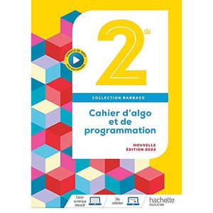 BARBAZO ALGO 2° CAHIER D'EXERCICES 2022