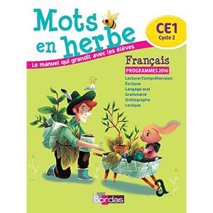 MOTS EN HERBE CE1 MANUEL 2016