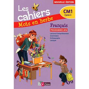 LES CAHIERS MOTS EN HERBE CM1 2017