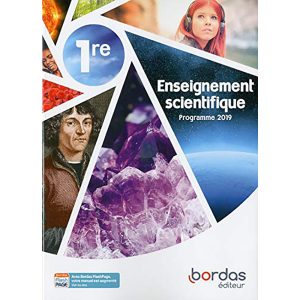 ENSEIGNEMENT SCIENTIFIQUE 1RE MANUEL 2019