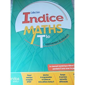 MATHS T° S C.INDICE SPECIALITE 2020