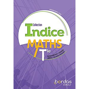 MATHS T° SERIE TECHNOLOGIES C.INDICE 2020