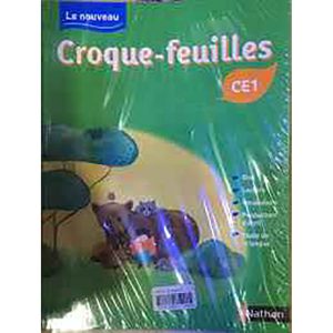 NOUVEAU CROQUE-FEUILLES MANUEL CE1 2019