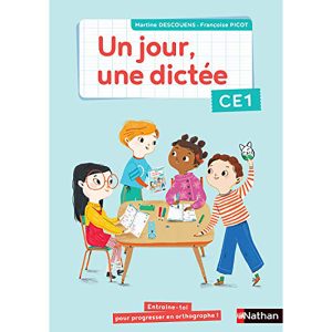 CAHIER DE DICTEE : UN JOUR, UNE DICTEE CE1  2020