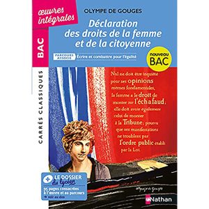 DECLARATION DES DROITS DE LA FEMME FRANCAIS 1RE 2022