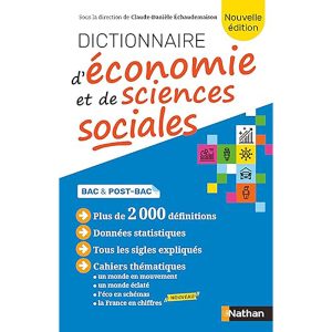 DICTIONNAIRE D'ECONOMIE ET DE SCIENCE SOCIALE 2022