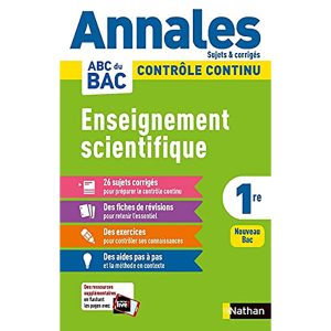 ANNALES BAC CONTROLE CONTINU 2021 ENSEGNE/SCIEN 1ER S