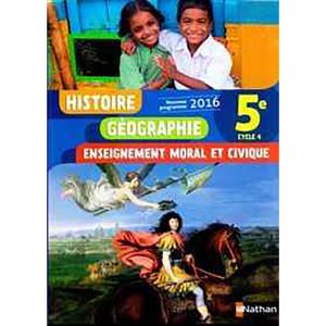 HISTOIRE-GEOGRAPHIE NATHAN 5° EMC 2016