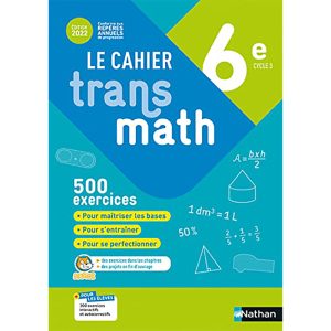 TRANSMATH 6EME CAHIER D'ACTIVITES EDITION 2022