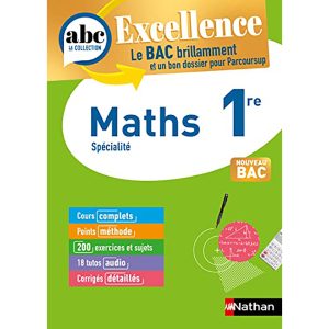 ABC BAC EXCELLENCE MATHS 1RE