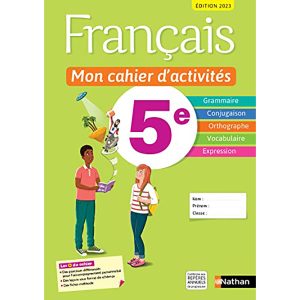 FRANCAIS MON CAHIER D'ACTIVITES 5° 2023