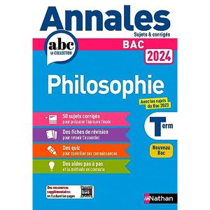 ANNALES ABC DU BAC 2024 PHILOSOPHIE TERM