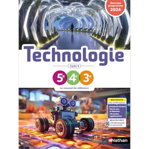 TECHNOLOGIE 5°/4°/3° CYCLE 4 PROGRAMME 2024