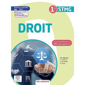 DROIT 1 ERE  STMG 2023 DELAGRAVE POCHETTES