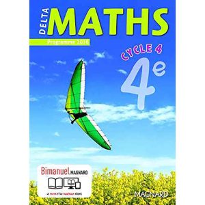 DELTA MATHS 4° BIMANUEL CYCLE 4 2016