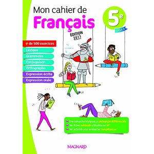 MON CAHIER DE FRANCAIS 5° N.E 2017