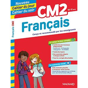 CAHIER DU JOUR CAHIER DU SOIR FRANCAIS CM2 EDT.2019