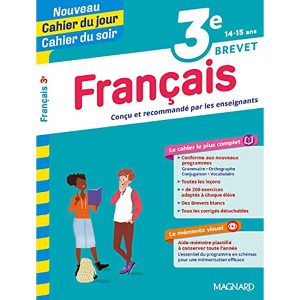 3E FRANCAIS CAHIER DU JOUR CAHIER DU SOIR EDT 2019