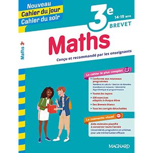3E MATHS CAHIER DU JOUR CAHIER DU SOIR EDT 2019