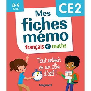 MES FICHES  MEMO FRANCAIS ET MATHS CE2