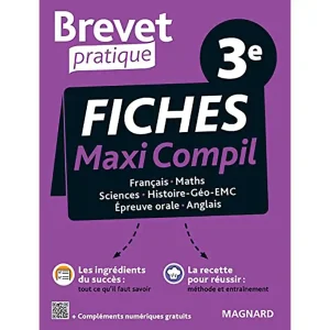 BREVET PRATIQUE MAXI COMPIL FICHES 3EME