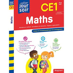 CAHIER JOUR SOIR MATHS CE1 EDT.2023