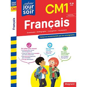 CAHIER JOUR/SOIR FRANCAIS CM1 9-10 ANS