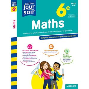 CAHIER JOUR SOIR MATHS 6E EDT.2023