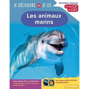 JE DECOUVRE ET JE LIS CP ET CE1 - LES ANIMAUX MARINS
