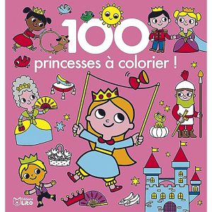 100 PRINCESSES  A COLORIER!