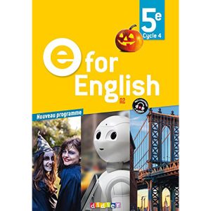 E FOR ENGLISH 5° LIVRE+MP3 2017