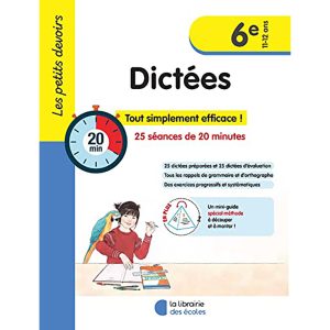 LES PETITS DEVOIRS DICTEE 6E EDT.2023