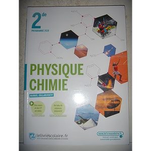 PHYSIQUE CHIMIE 2NDE MANUEL LIVRE SCOLAIRE.FR 2019