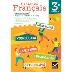CAHIER DE FRANCAIS 3°