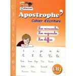 APOSTROPHE CM1 CAHIER D'ECRITURE