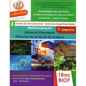 COLLECTION 20/20 1ER BAC S.EX BIOF SEMESTRE 1