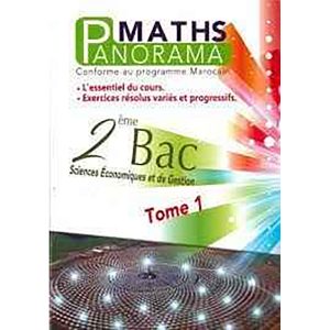 PANORAMA MATHS 2BAC SCIN ET GES TOM 1-2 BIOF